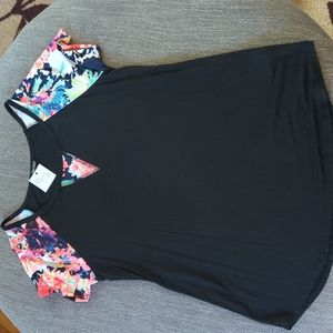 Floral Sleeve Blouse
